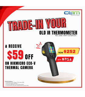 Trade in your old IR thermometer and get the HIKMICRO ECO-V for just $252!